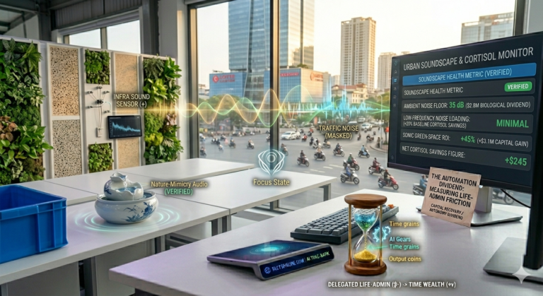 The Soundscape Health Metric: Quantifying the Impact of Urban Noise Pollution on Cortisol Figures