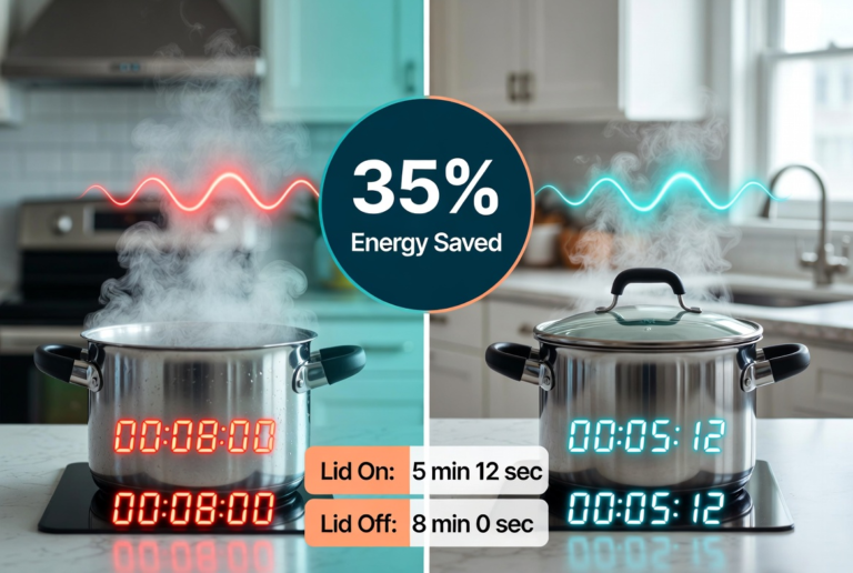 The Boiling Time Metric: Lid On vs Lid Off – Real Energy Savings I Measured in My Kitchen