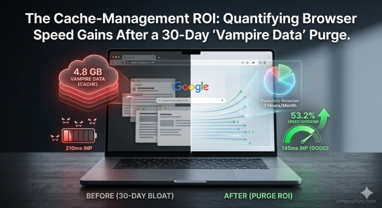The Cache-Management ROI: Quantifying Browser Speed Gains After a 30-Day "Vampire Data" Purge